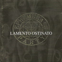 CD Cover "Lamento Ostinato"